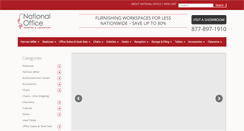 Desktop Screenshot of nationalofficeinteriors.com